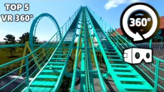 VR 360 Video of Top 5 Roller Coaster 4K